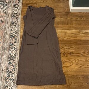 ASOS Chocolate Long Sleeve Sweater Dress